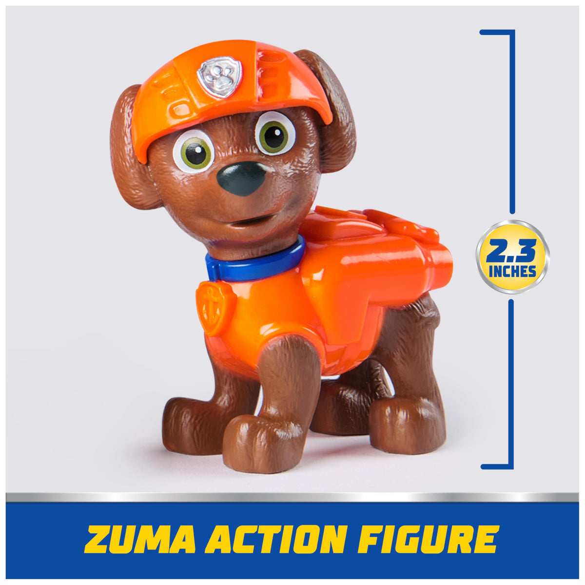 Paw Patrol, Rubble’s Bulldozer Toy Truck with Collectible Action Figure