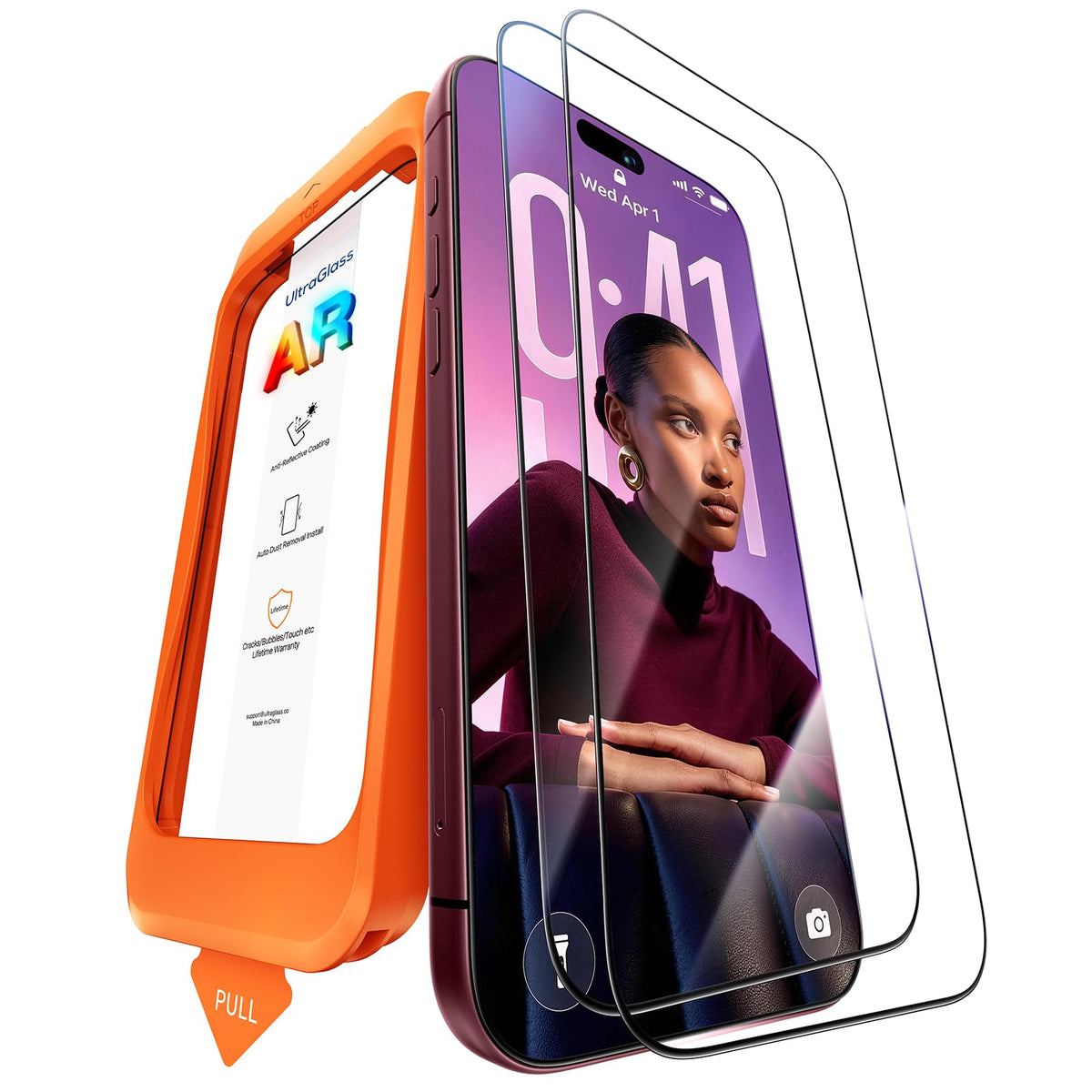UltraGlass TOP 9H+ Armor for iPhone 14 Pro Max Privacy Screen Protector