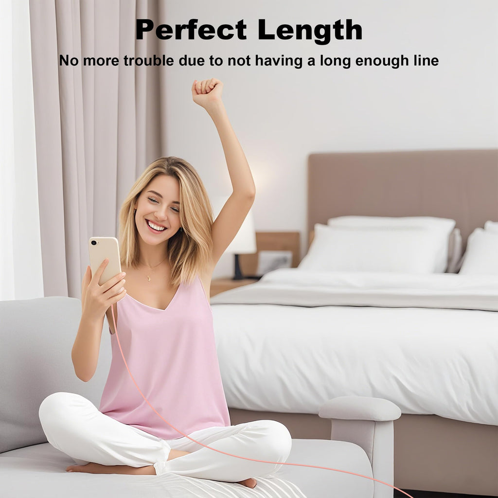 iPhone 18 Pro Max Charger, 40W USB C Fast Charging 2 Pack for Home & Travel
