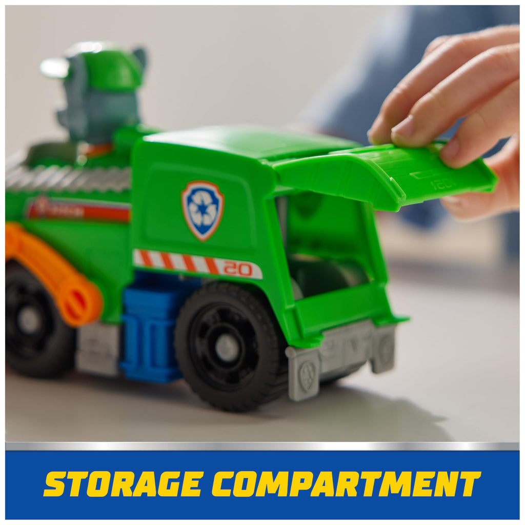 Paw Patrol, Rubble’s Bulldozer Toy Truck with Collectible Action Figure