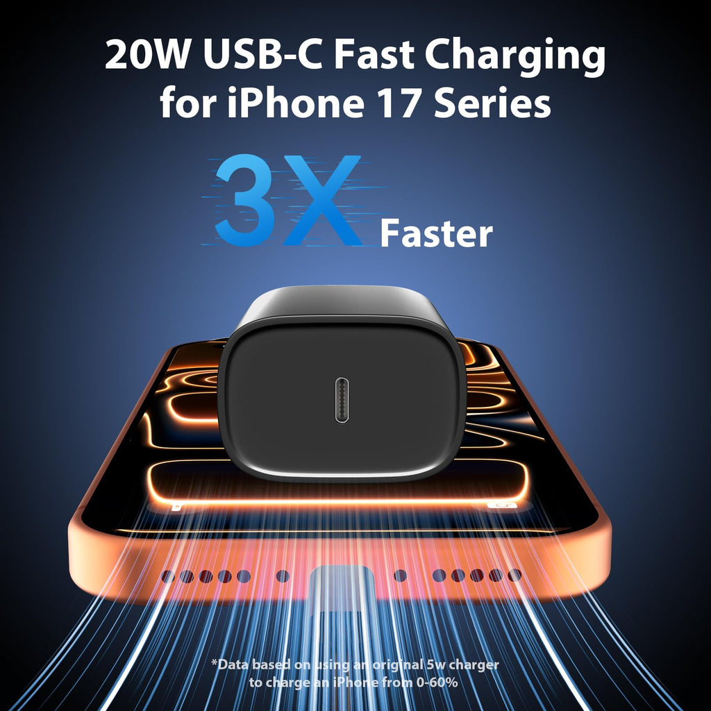 iPhone 18 17 16 15 Charger Fast Charging Type C Chargers USB C Cable 10FT