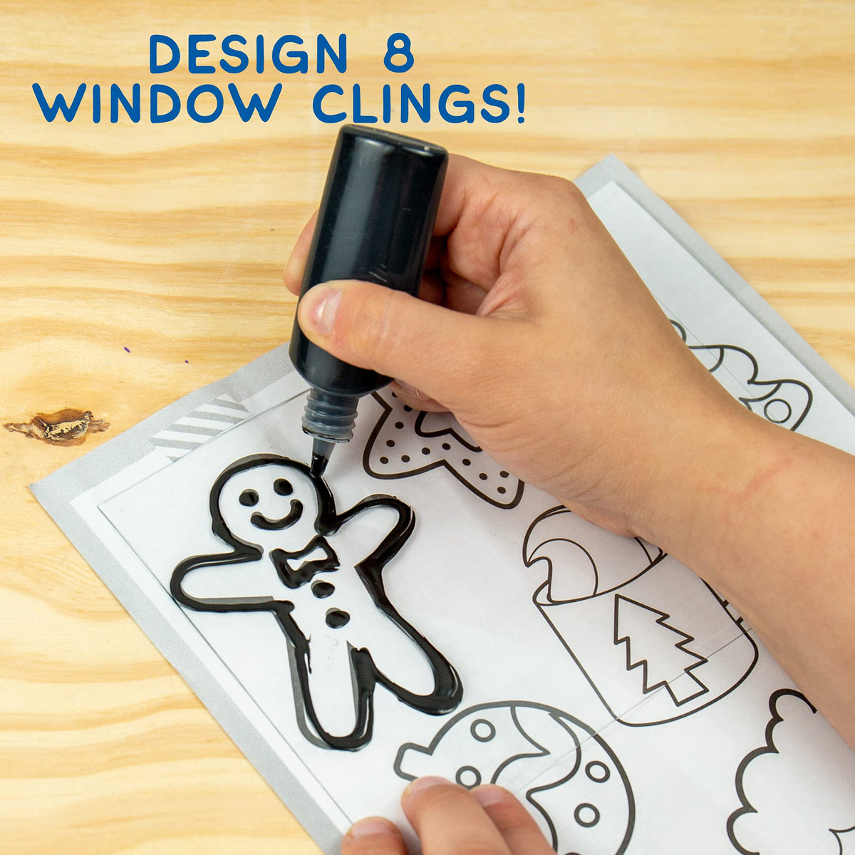 Made By Me Create Your Own Window Art Kit, Halloween Suncatchers