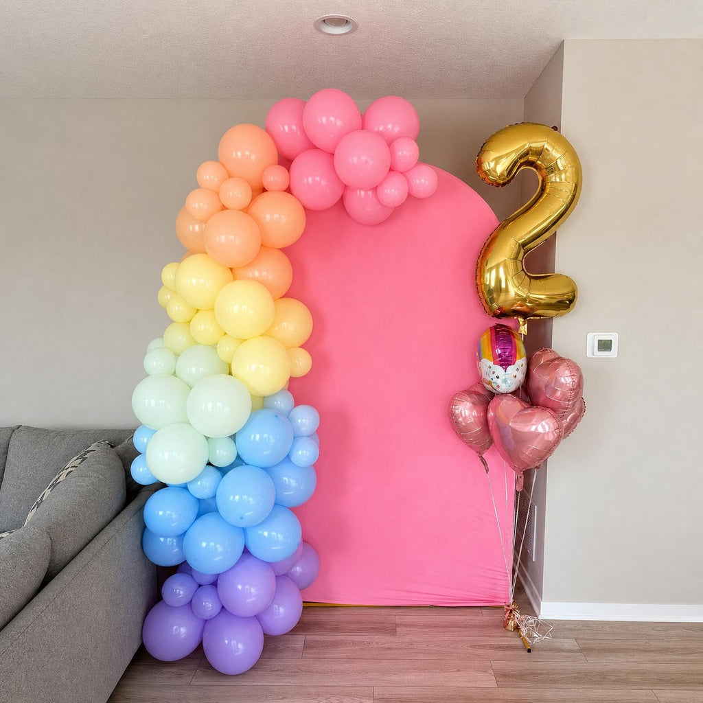 Rose Gold and Black Balloons for Bridal Shower Women Birthday Decorations
