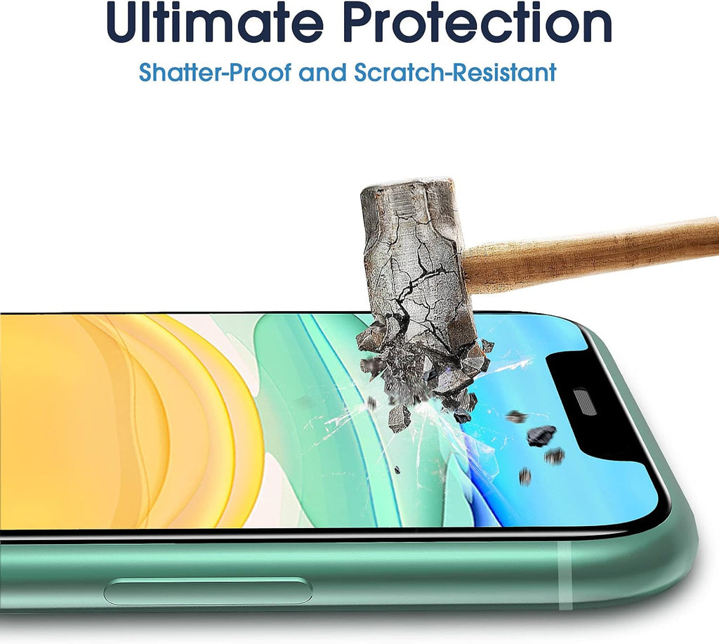 amFilm OneTouch for iPhone 17e / iPhone 16e Screen Protector Tempered Glass
