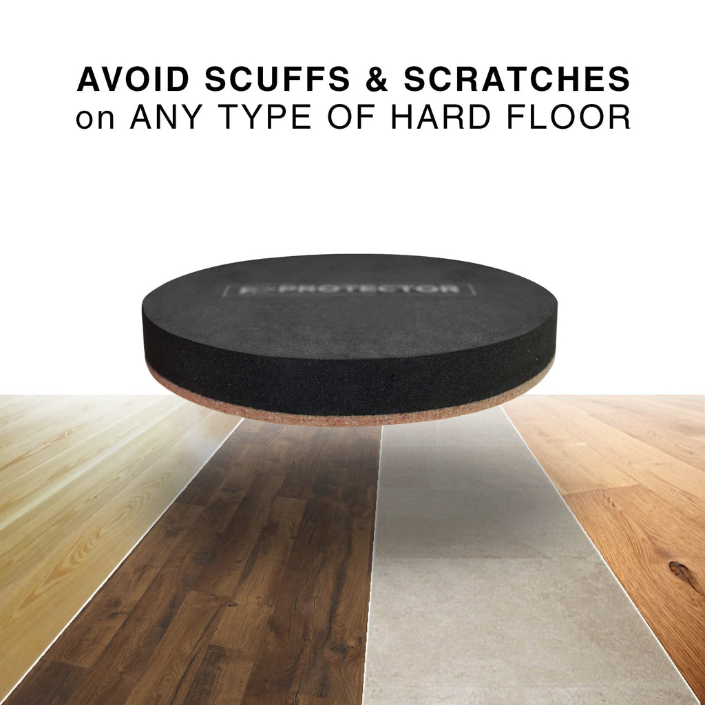 Felt Furniture Sliders for Hardwood Floors X-PROTECTOR 16 PCS 3 ½”