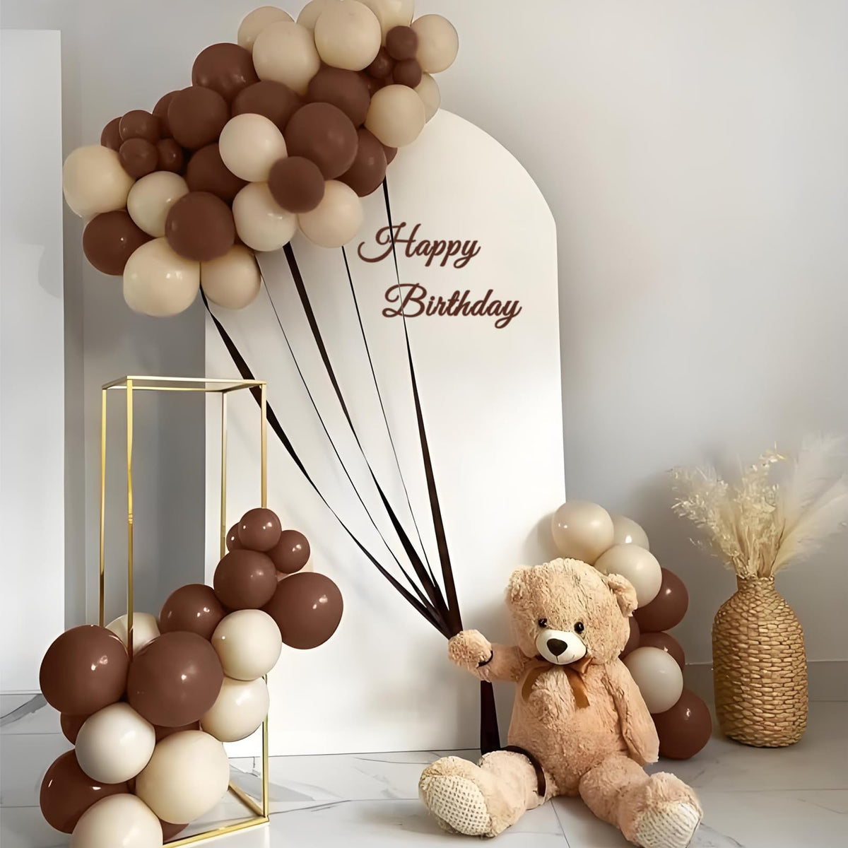 Red Balloon 110pcs, Red Latex Balloons12 inch for Christmas Birthday Valentine's Day Wedding(with 2 Ribbons).