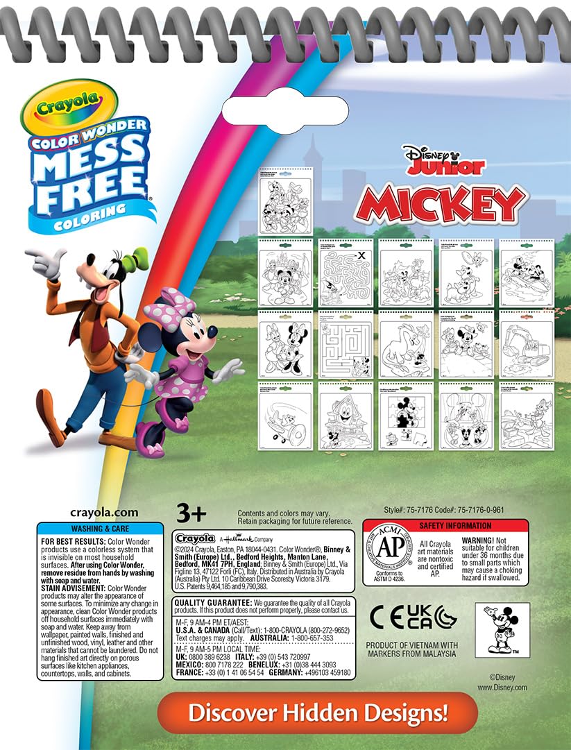 Crayola Color Wonder Mess Free Coloring Activity Set (30+ Pcs)