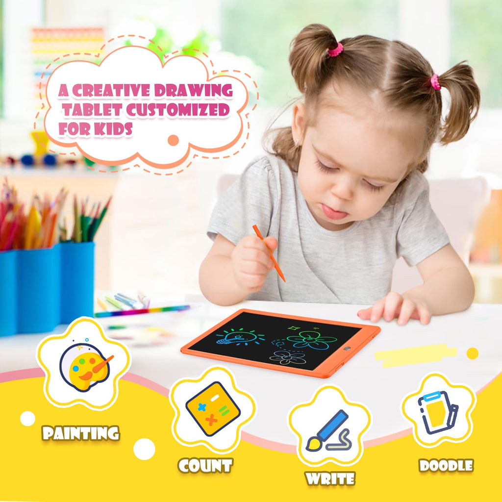 EooCoo Kids Travel Essential 12 Inch LCD Writing Tablet, 2 Pack