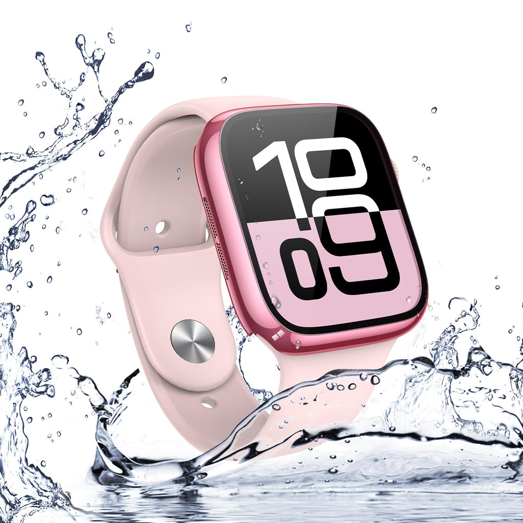 Misxi 2-Pack Waterproof Case for 41mm Apple Watch Series 9/8/7