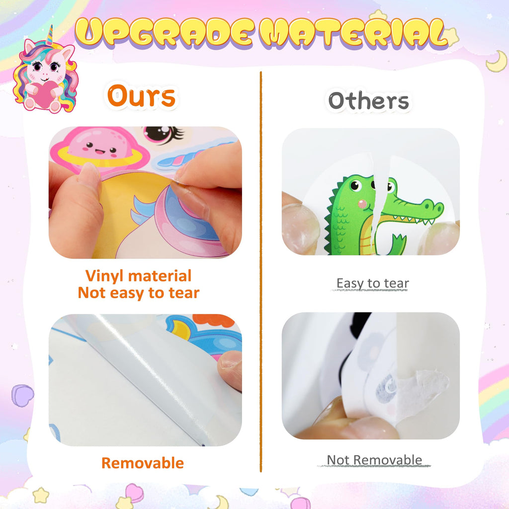 Stickers for Kids Toddler Party Favors Crafts - 48 Sheets
