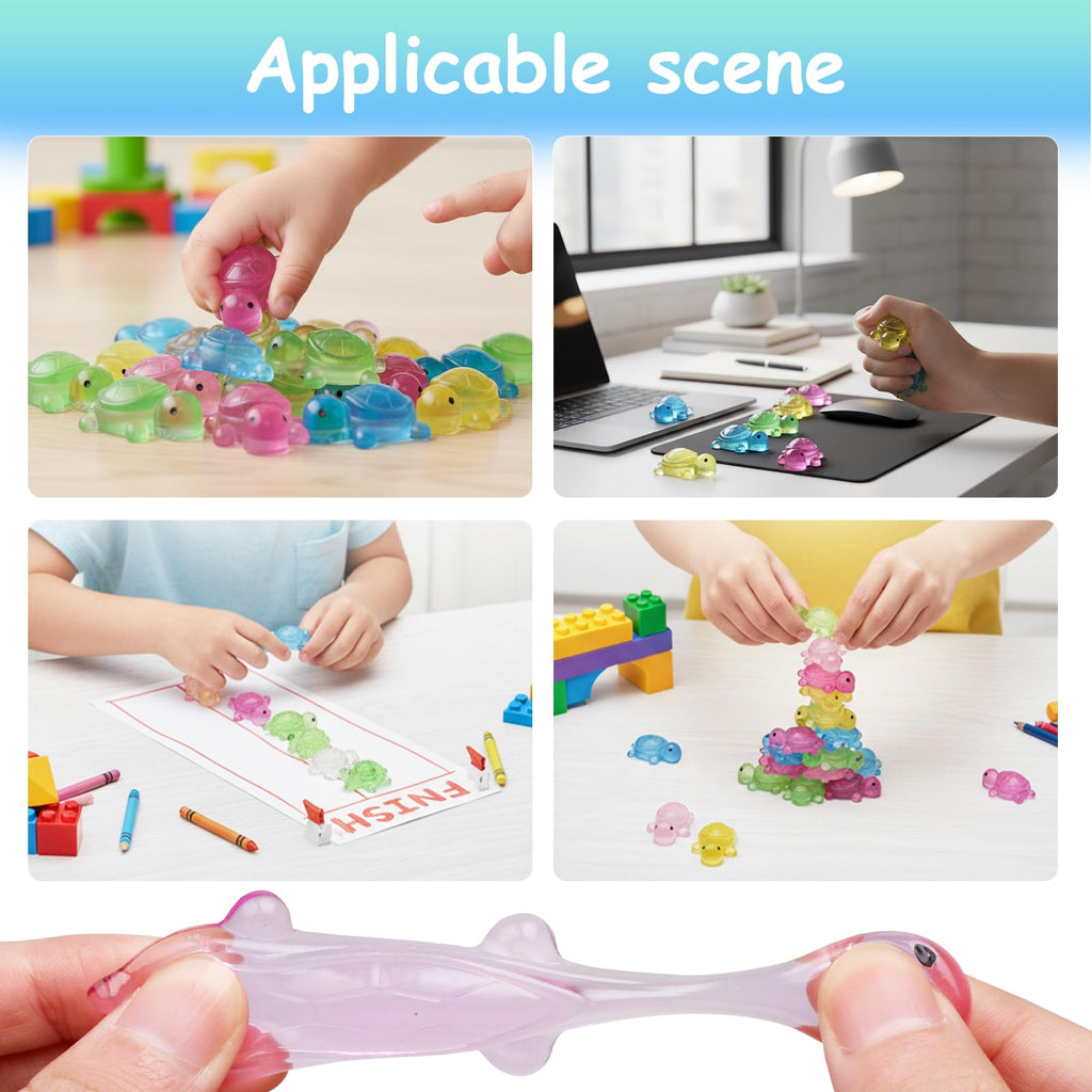 Stress Relief Toy Taba Cat Paw Toys, 24Packs Mini Squeeze Toy Paw, Handmade Soft Cute Sensory Toys, Bouncy Stretchable Springy Relaxation Toys for Children Gifts