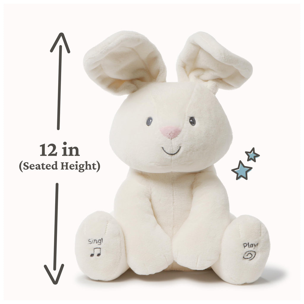 GUND Baby Peeki Puppy 12-Inch Interactive Animated Musical Plush for Babies