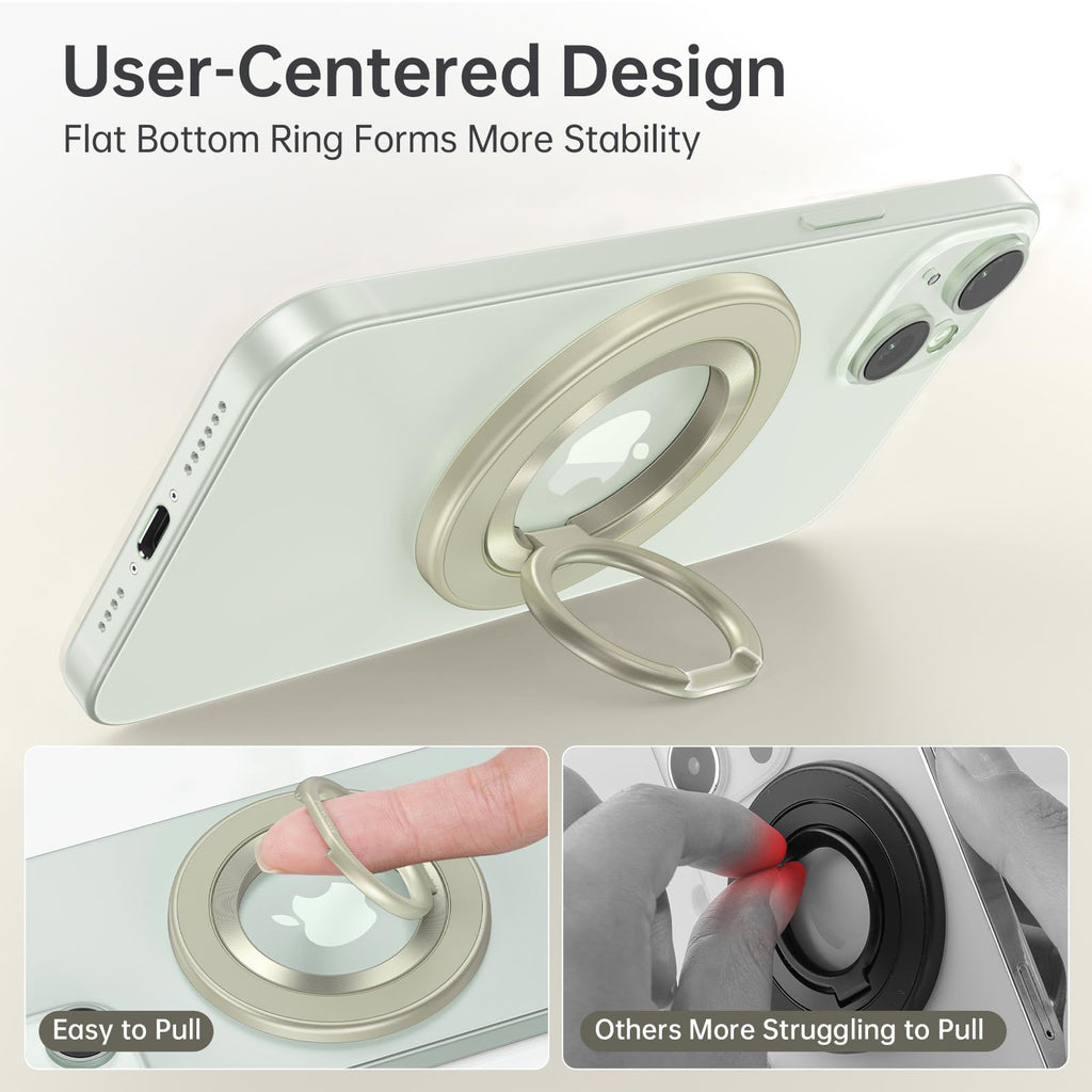 SYNCWIRE for MagSafe Phone Grip, Magnetic Phone Ring Holder Stand Kickstand