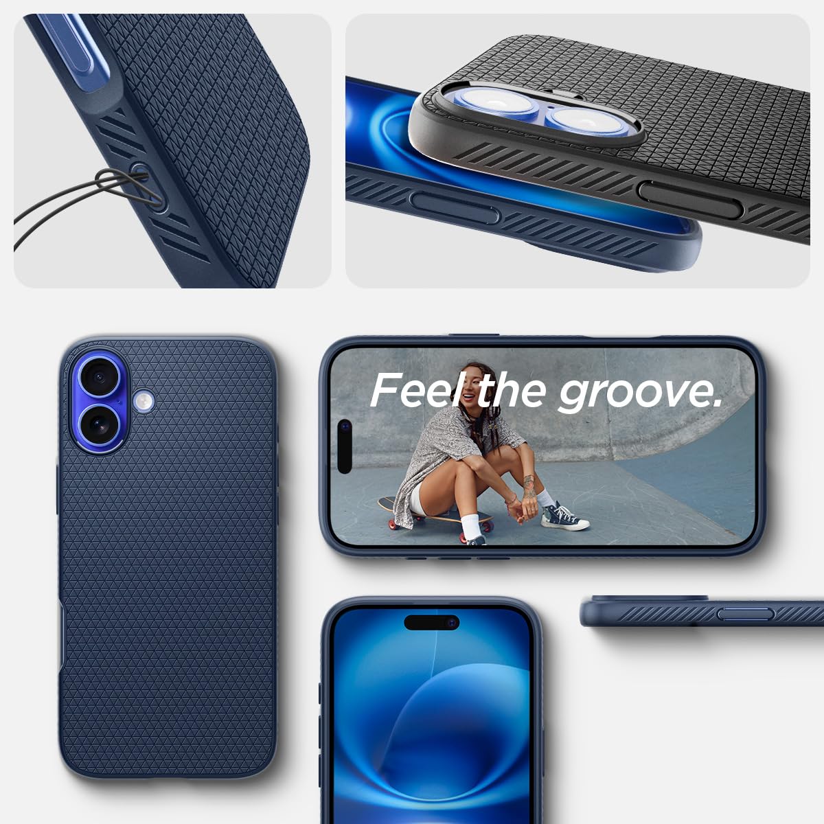 Spigen Liquid Air Designed for iPhone 13 Pro Max Case (2021) - Matte Black