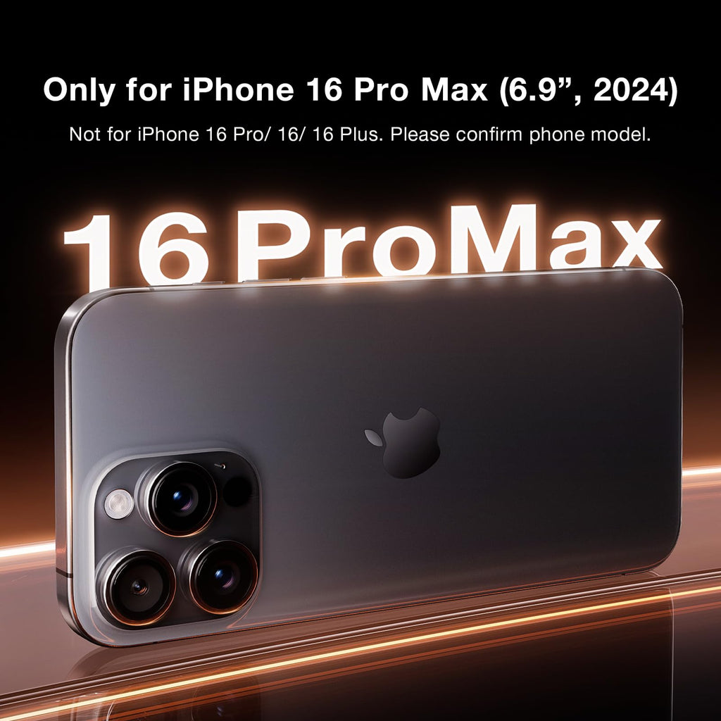 TORRAS 360 Magnetic Stand for iPhone 17 Pro Max Case, Clear