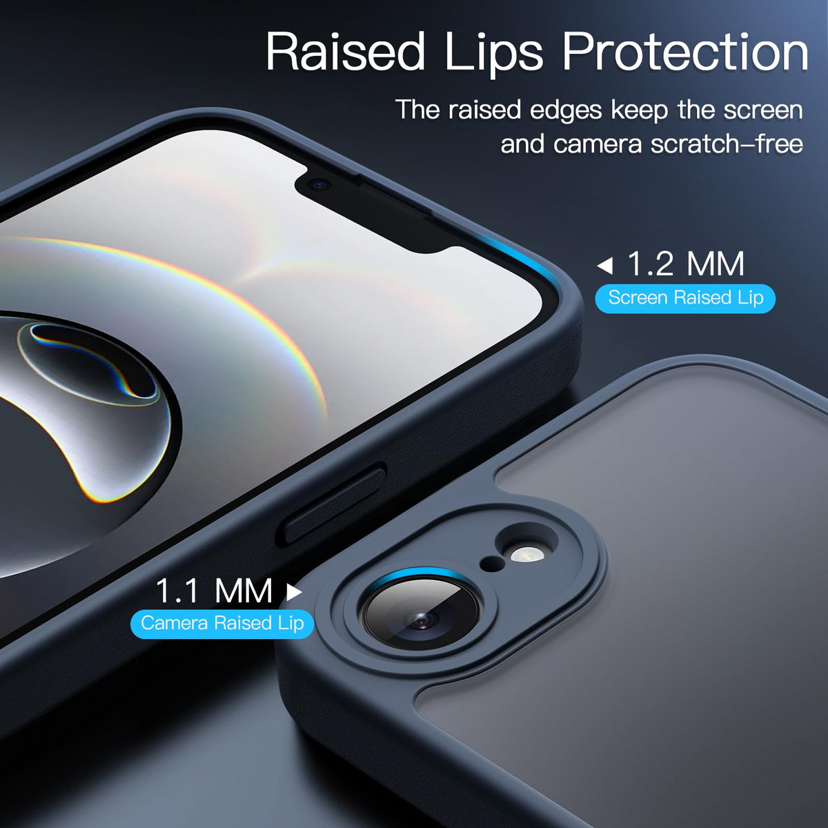 JETech Matte Case for iPhone Air, Black