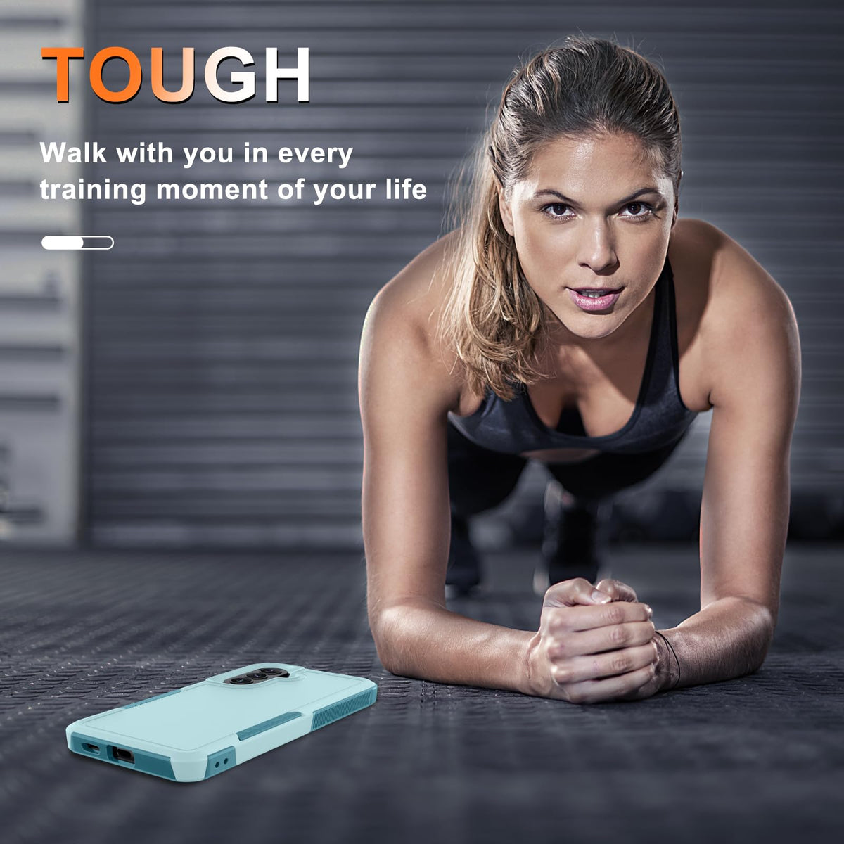 Case for Samsung Galaxy A36/A56/A27,Full Body Heavy Duty Cover,Black Matte