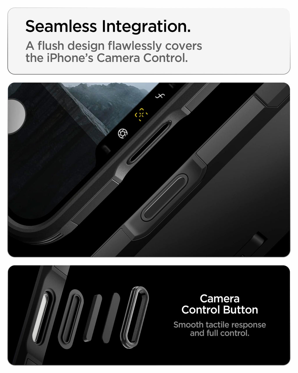 Spigen Tough Armor MagFit for iPhone 15 Pro Case, Metal Slate