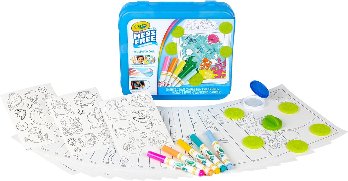 Crayola Color Wonder Mess Free Coloring Activity Set (30+ Pcs)