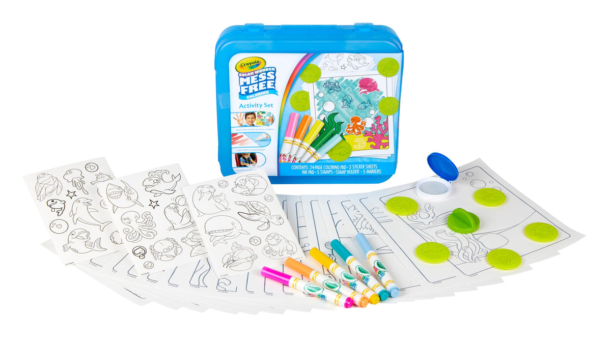 Crayola Color Wonder Mess Free Coloring Activity Set (30+ Pcs)