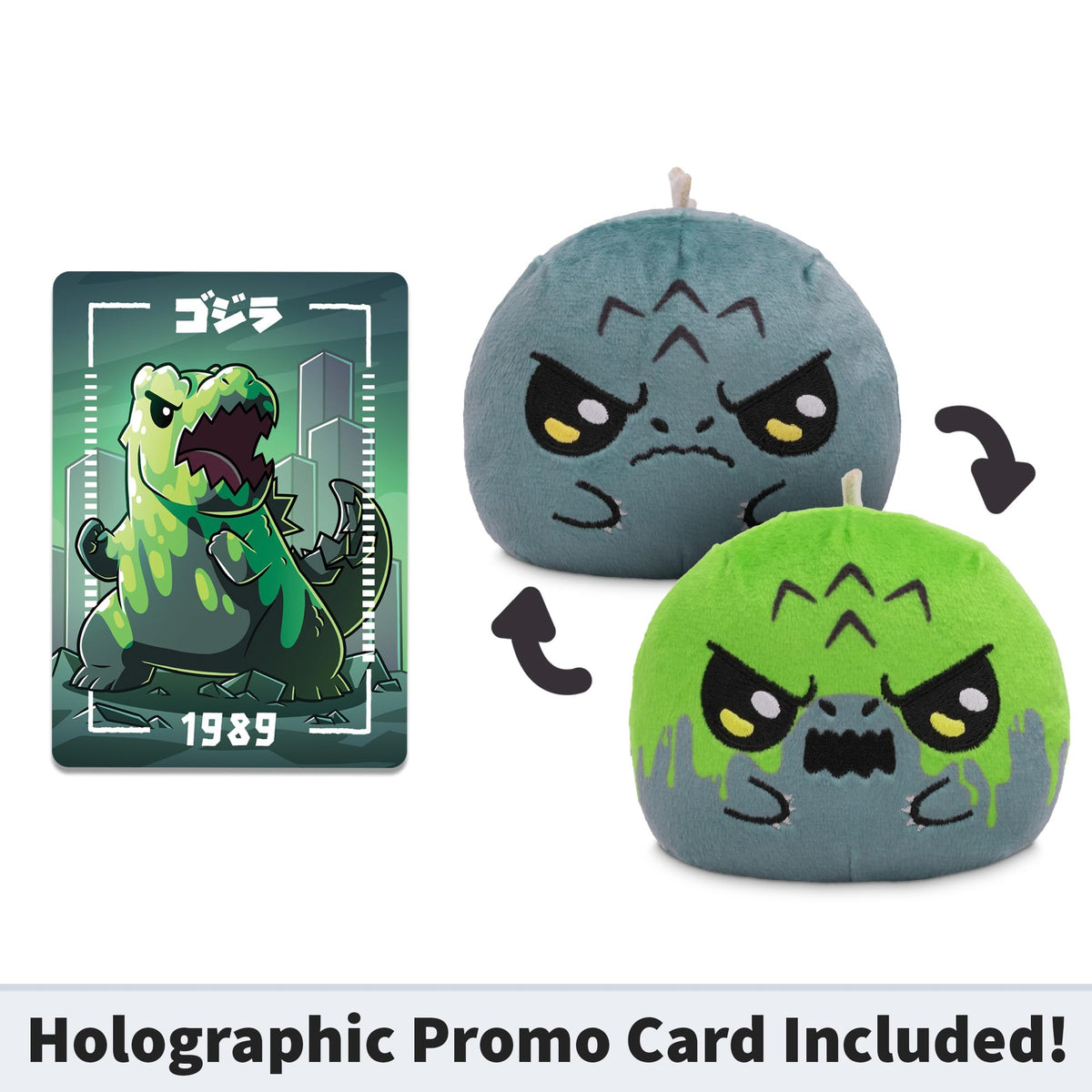 TeeTurtle Godzilla 3" Reversible Plushie Blind Box