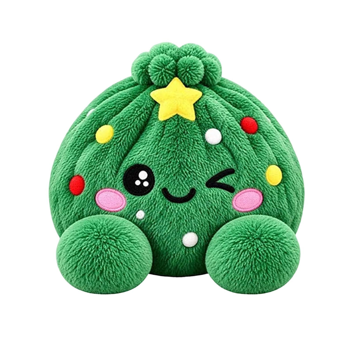 Plush Stuffed Dumpling Squishies, 3.94" Big Rainbow Squishes with Steamer