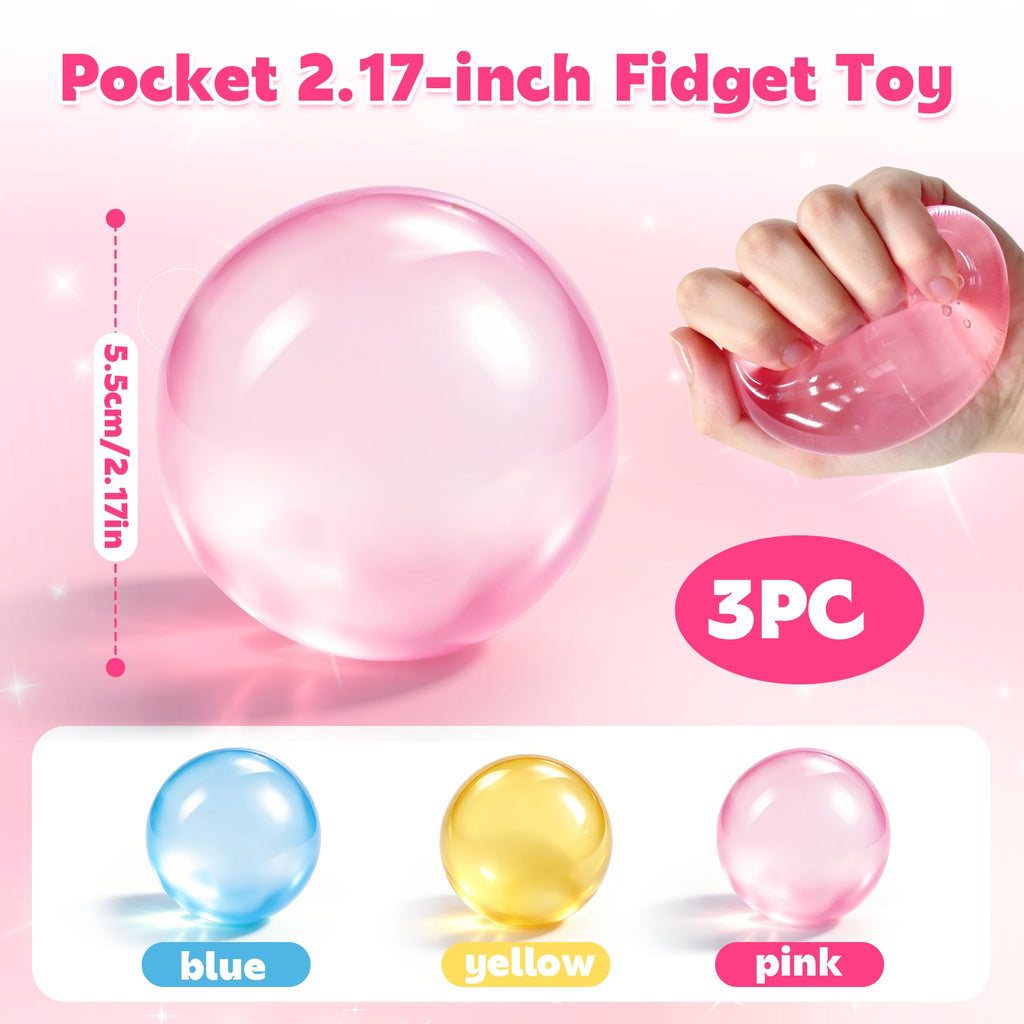 3 Pcs Coconut Oil Squishy Slow Rising Squishy Triangle Pyramid, Soft Squeeze Fidget Toy, Stress Relief Sensory Toy for Kids Party Gifts & Rewards
