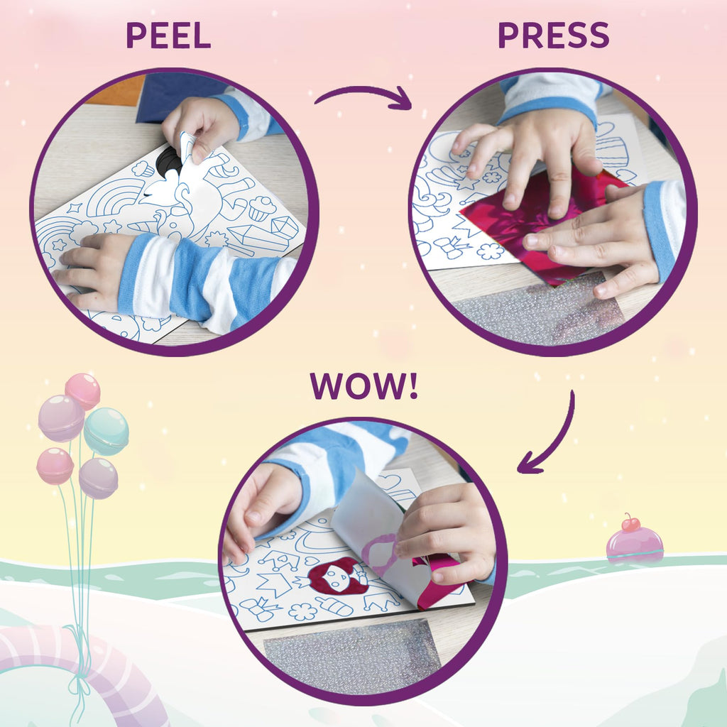 Skillmatics Foil Fun Girl Power, Foil Art & Craft Activity, Gift for Tweens