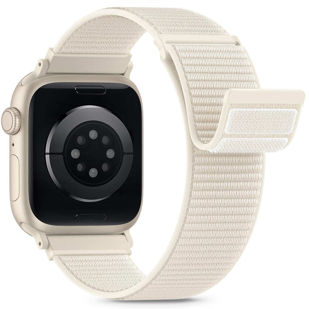 Nylon Loop Sport Band Compatible with Apple Watch Bands 38mm 40mm 41mm 42mm for Women Men, iWatch Wrist Straps for Se, Series 12 11 10 9 8 7, Breathable, Soft Band Ideal for Outdoor