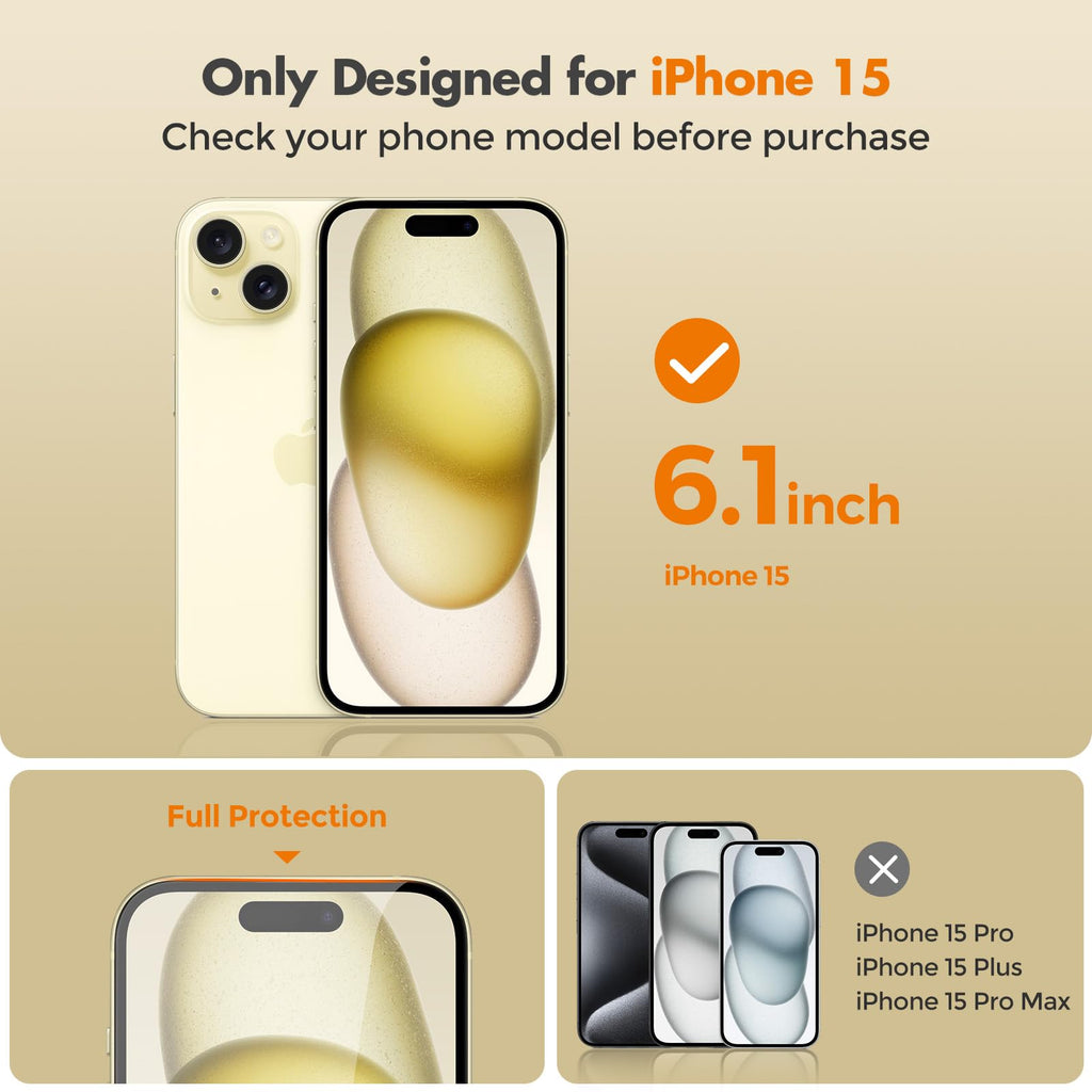 UNBREAKcable Privacy Screen Protector for iPhone 16 Pro Max, Full Coverage
