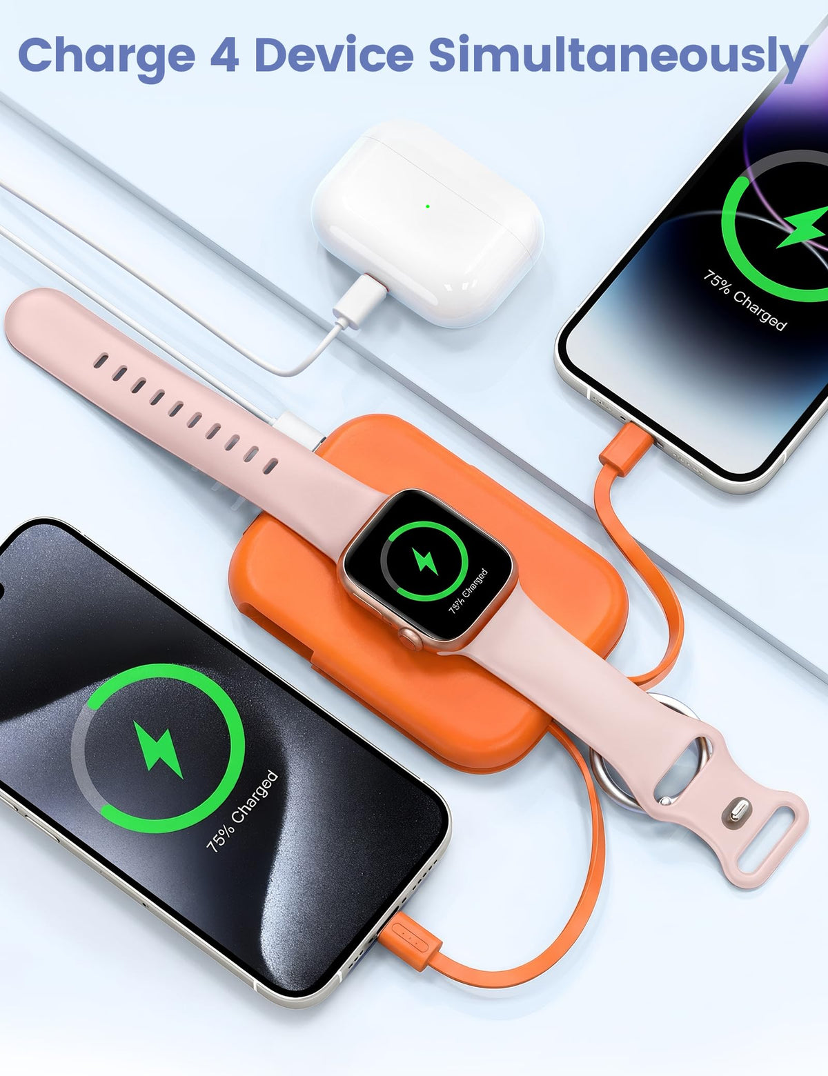RORRY CharmGo Portable Charger, 5000mAh Portable Charger Power Bank