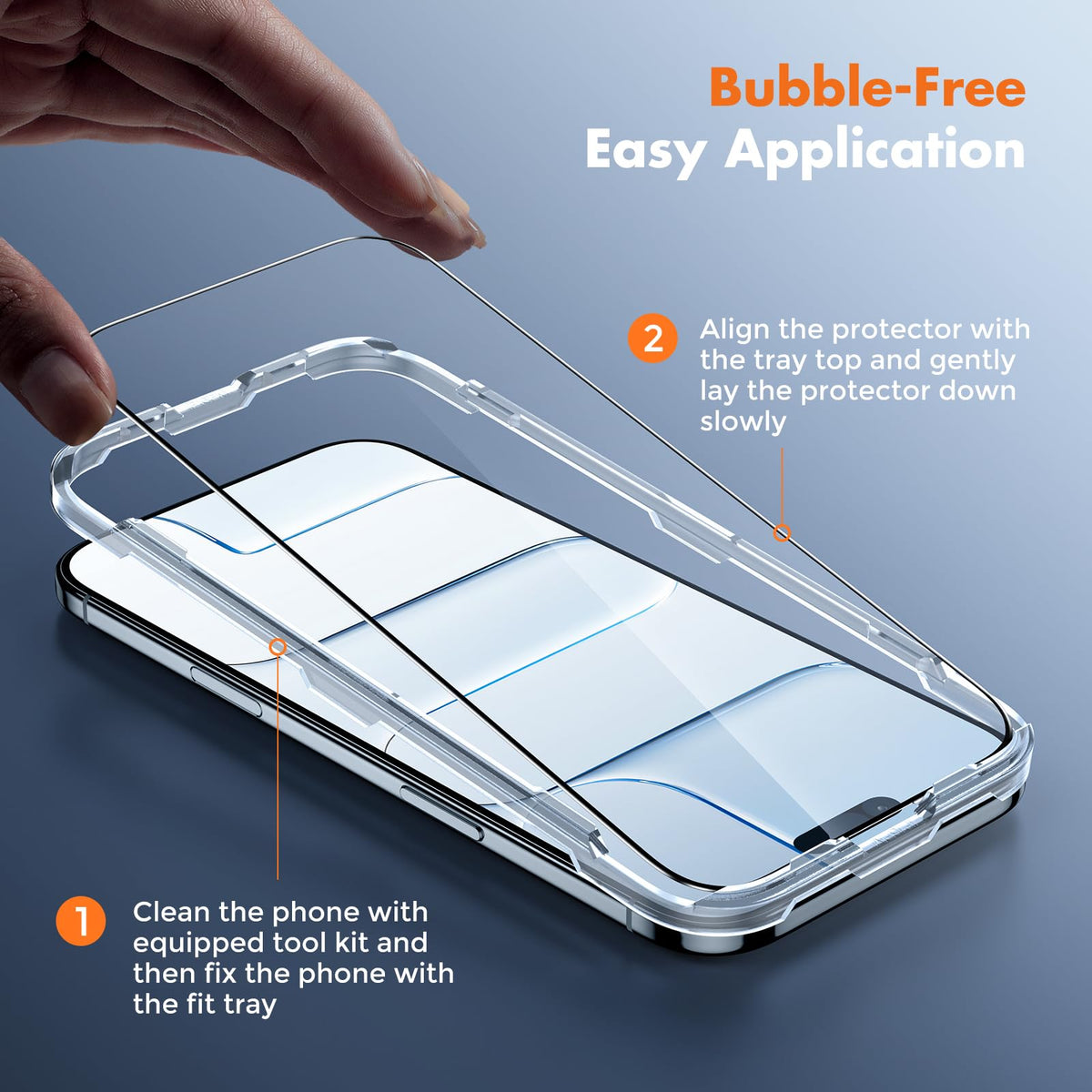 UNBREAKcable 3-Pack Screen Protector for iPhone 16 Pro Max, Full Coverage