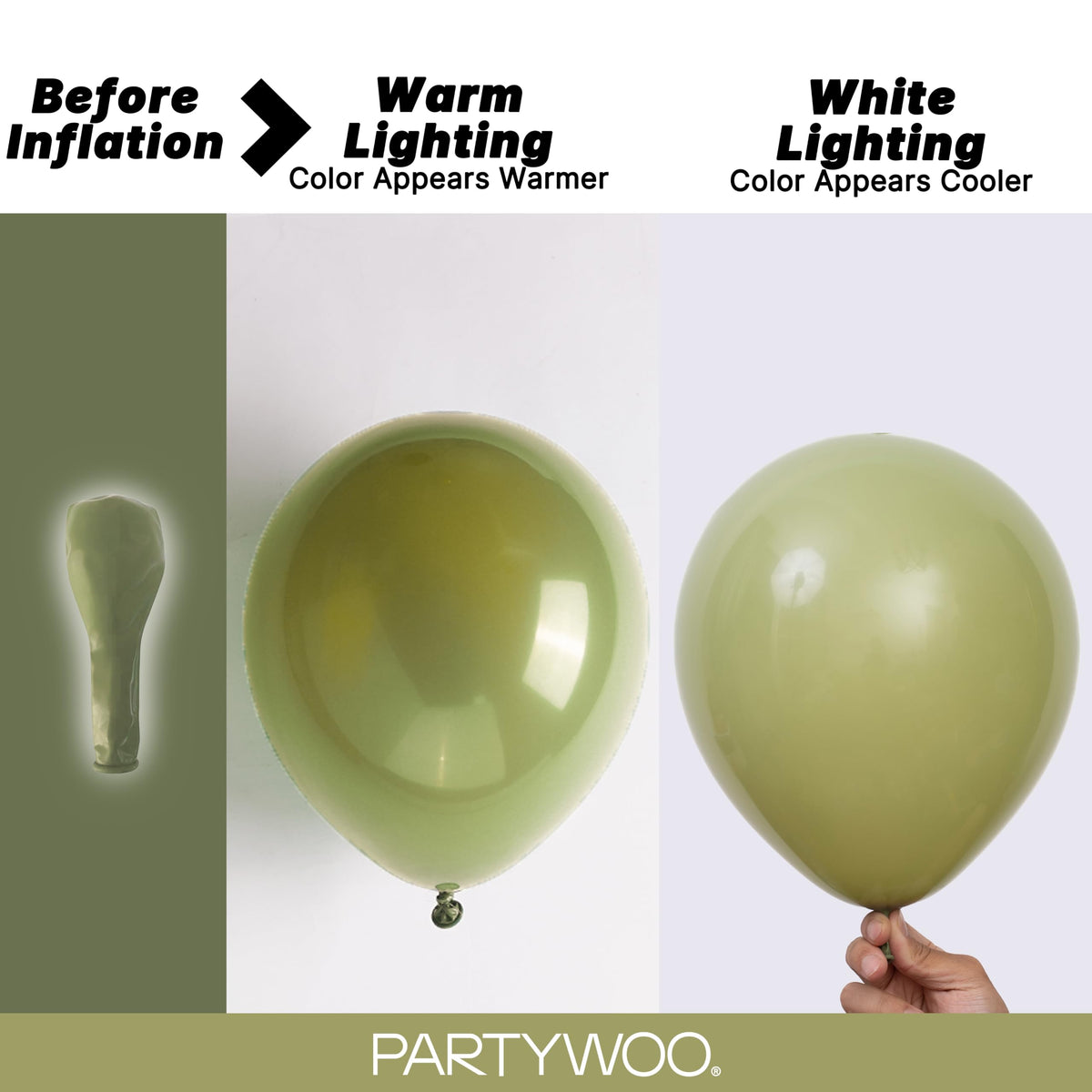 PartyWoo Baby Pink Balloons 152pcs Pastel Pale Light Pink Different Sizes