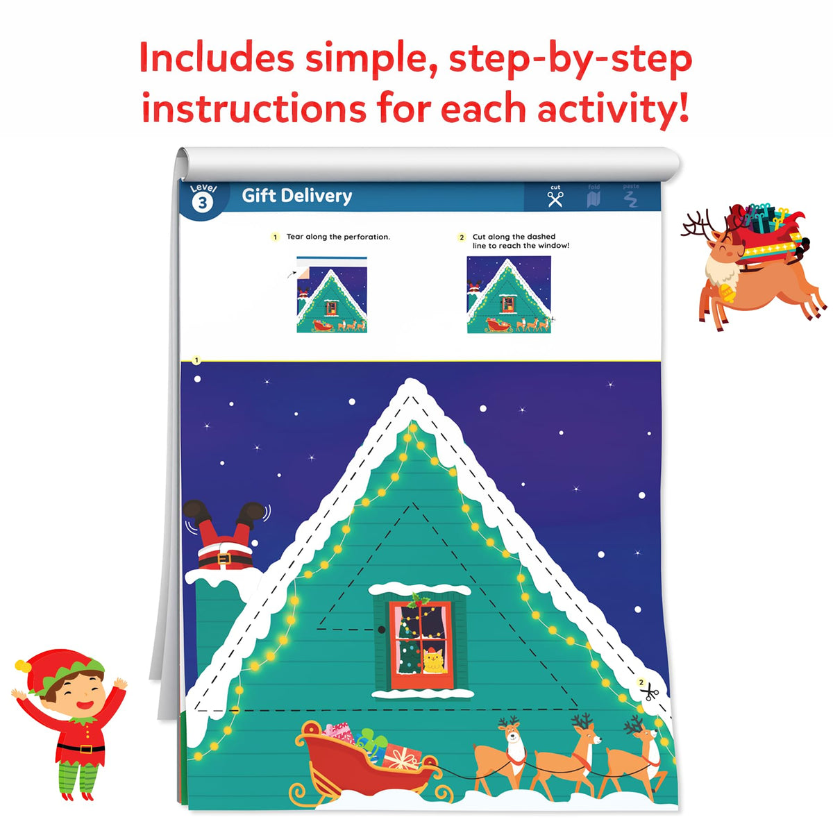 Skillmatics Snip Snip, Scissor Skills, Felt Craft Activity, Gift for Kids