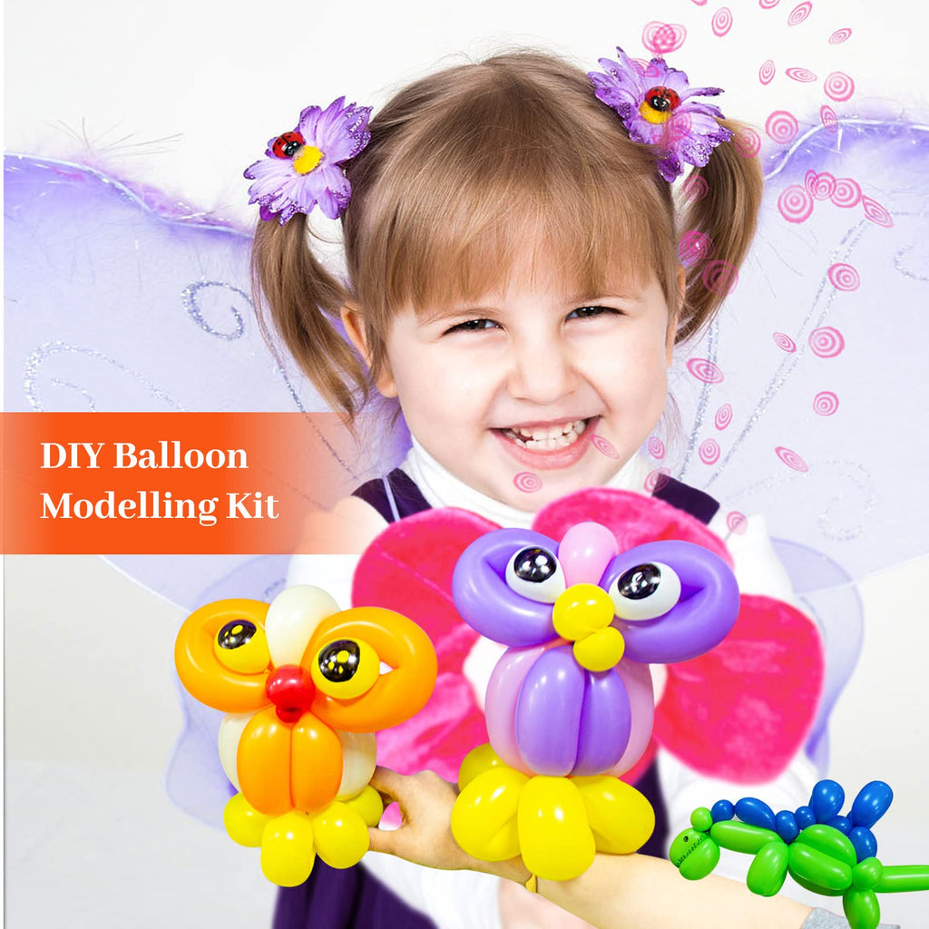 100Pcs clear 260 Balloons Clear Long Skinny Latex Balloon for Animal Ballons, Premium Quality Balloons for Beginners Baloons Making Kid's Carnivals Party Decoartion