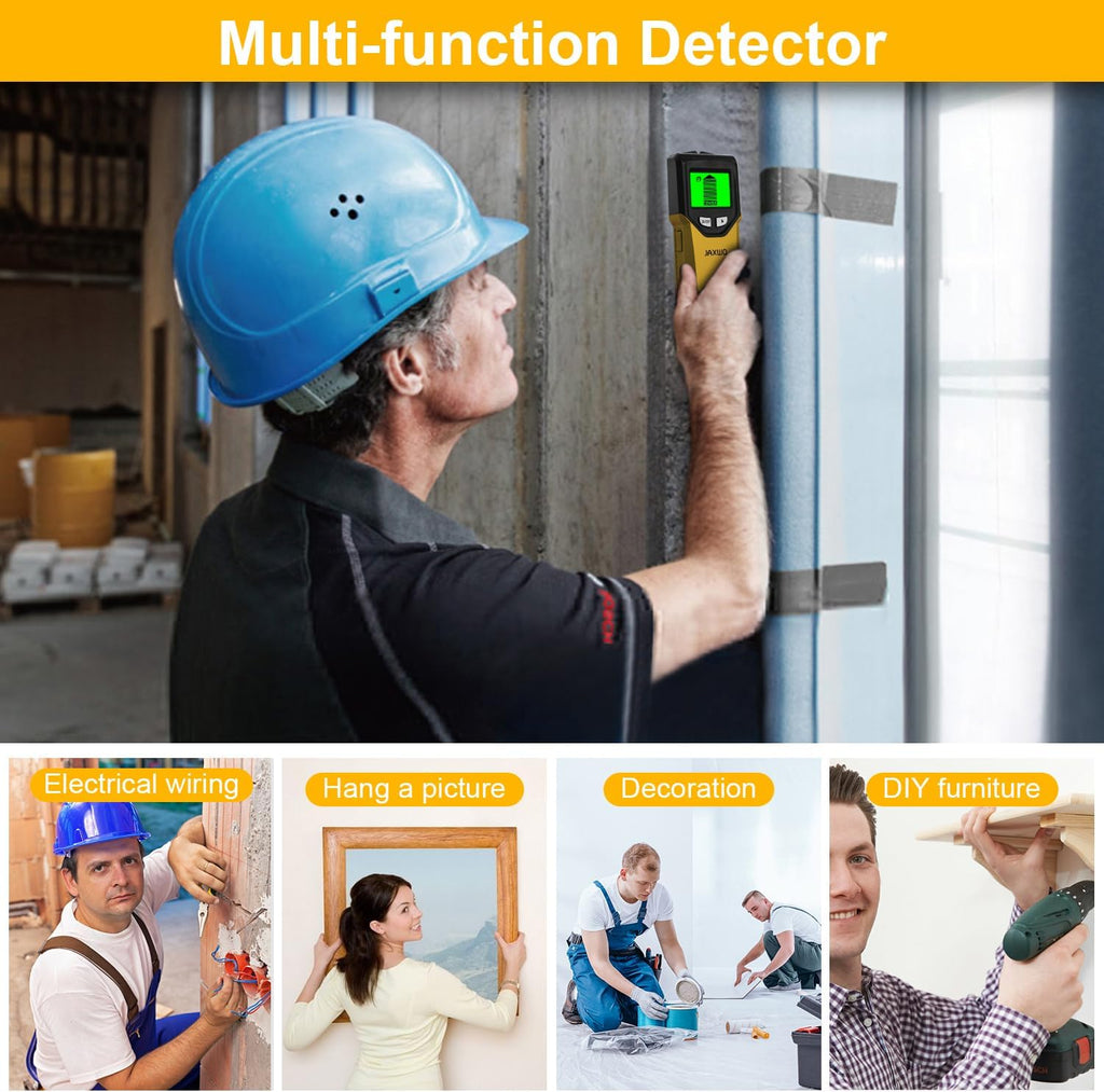 Stud Finder, Upgranded Wood and Metal Stud Detector, Live Wire Detection