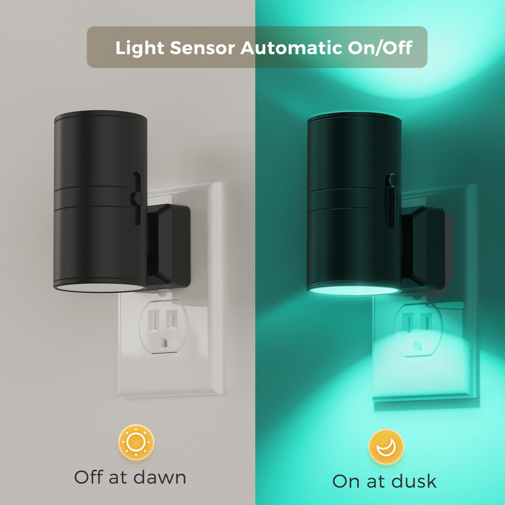 L LOHAS LED Night Light Plug in, Night Lights Plug into Wall, Soft White