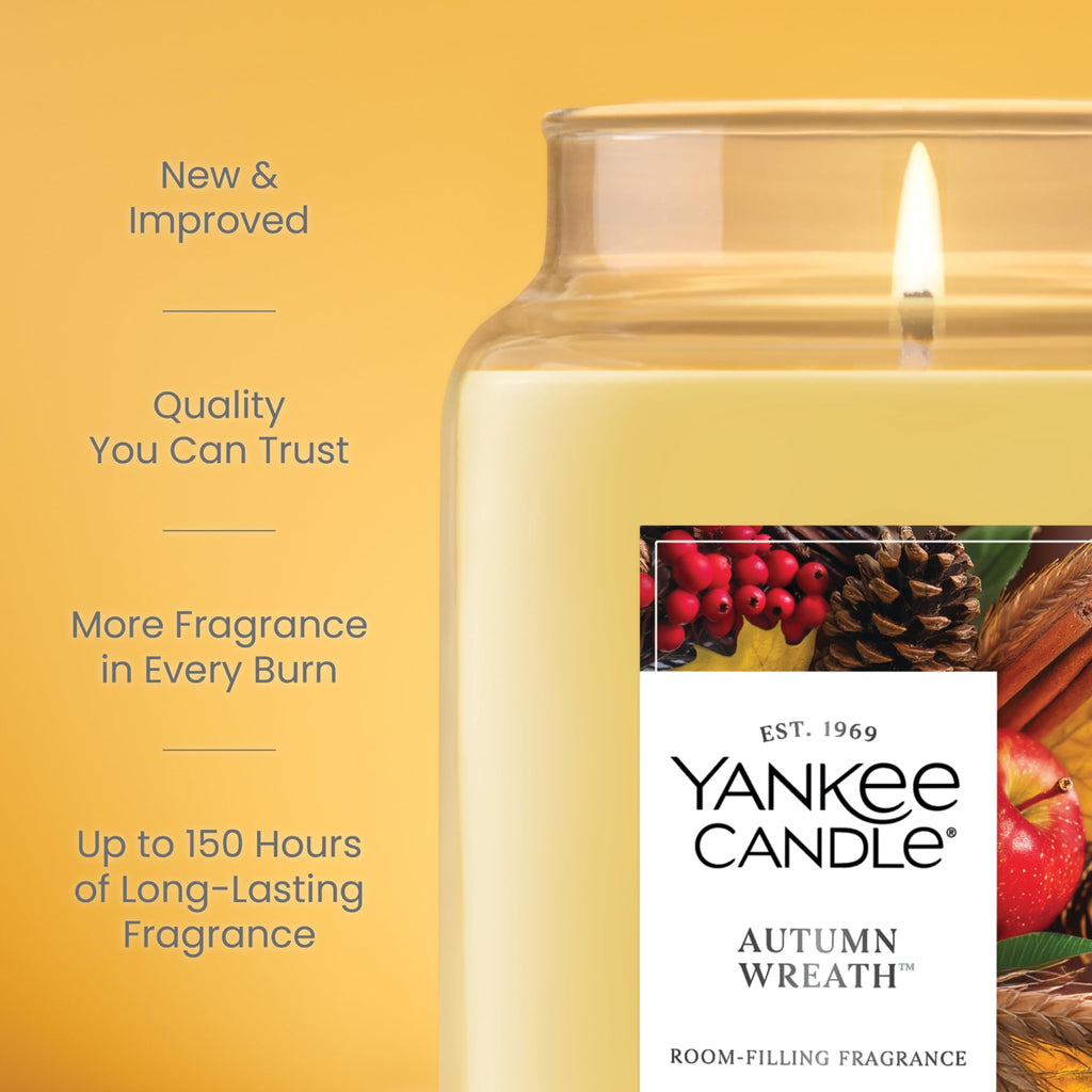 Yankee Candle Spiced Pumpkin Scented Candle, 22oz Large Jar