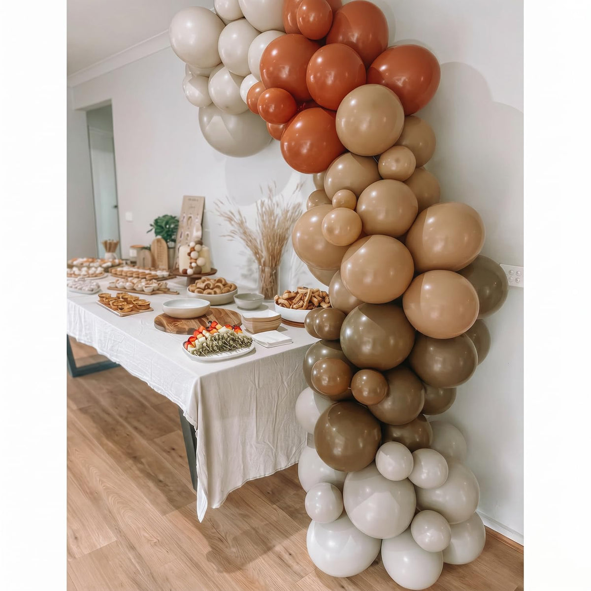 Rose Gold and Black Balloons for Bridal Shower Women Birthday Decorations