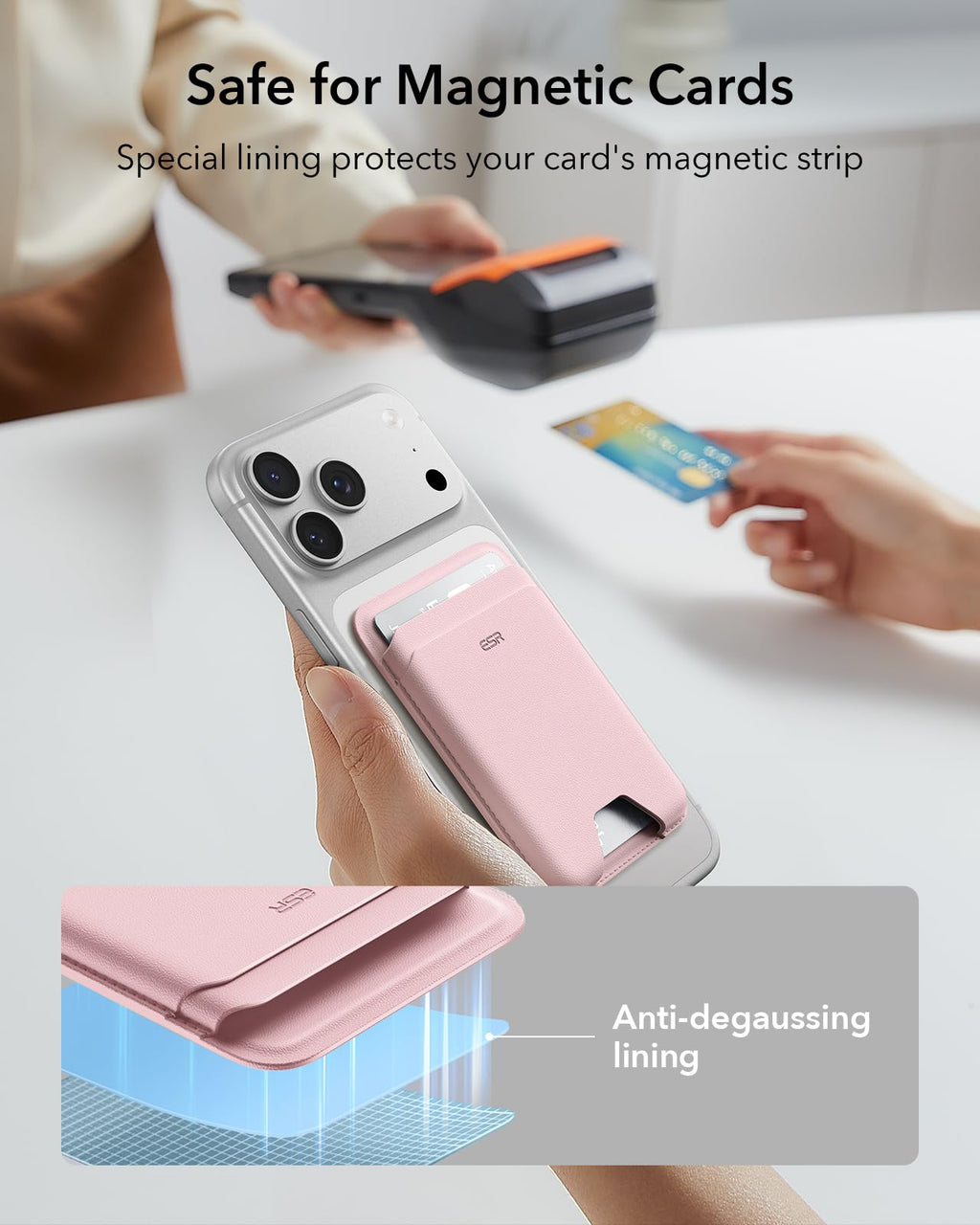 ESR for MagSafe Wallet, 5 Card Holder for Phone Case, RFID Blocking