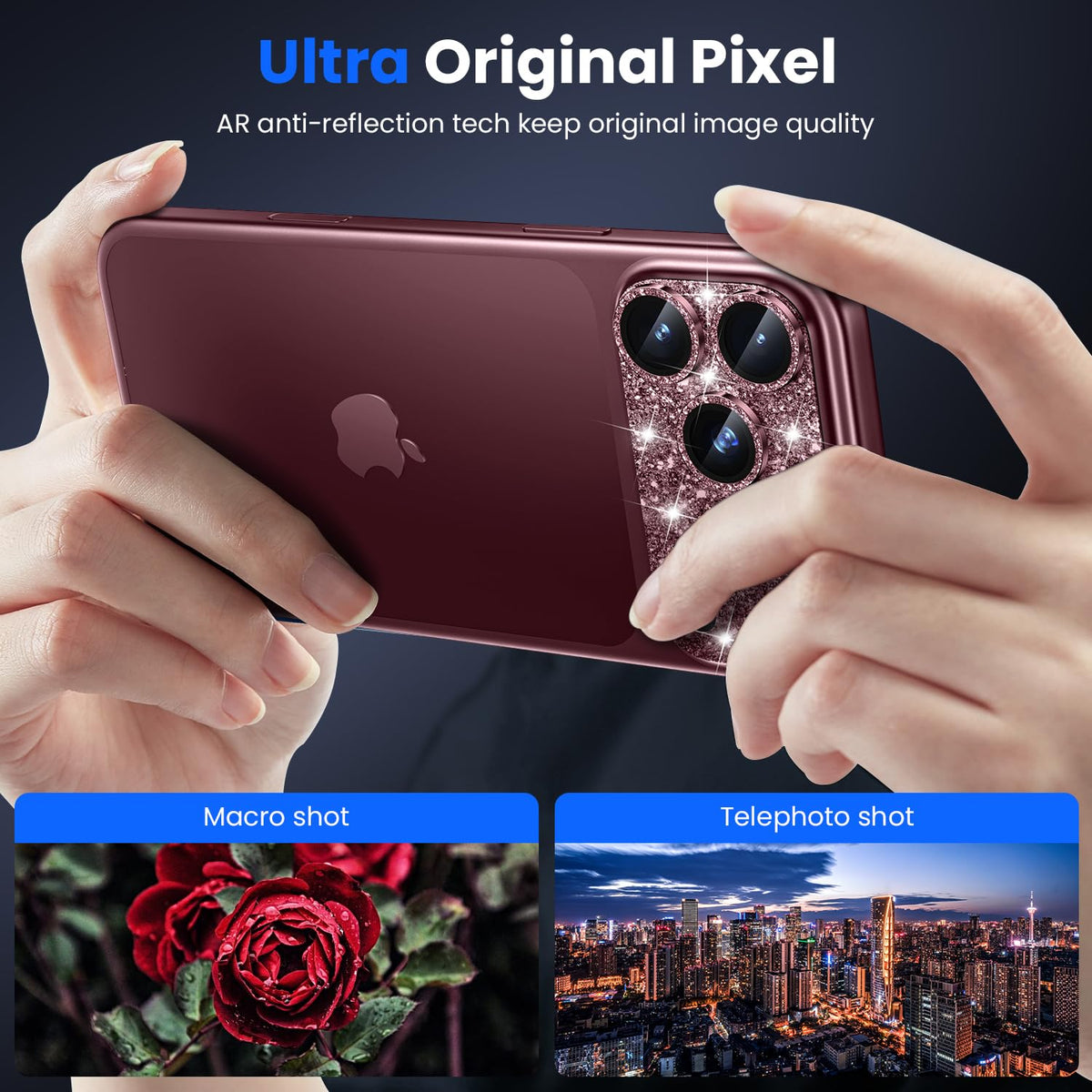 WSKEN for iPhone 17 Pro Max Camera Lens Protector - Military Grade Design