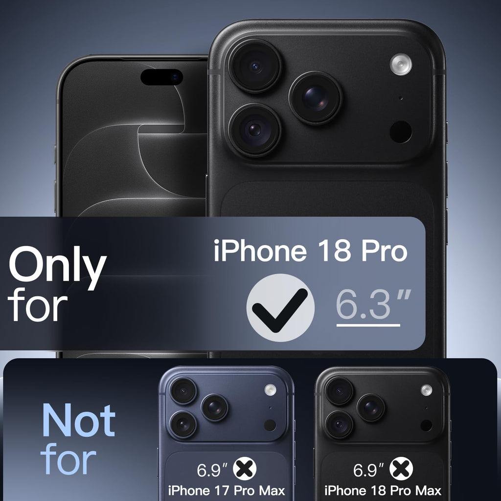 JETech Matte Case for iPhone Air, Black