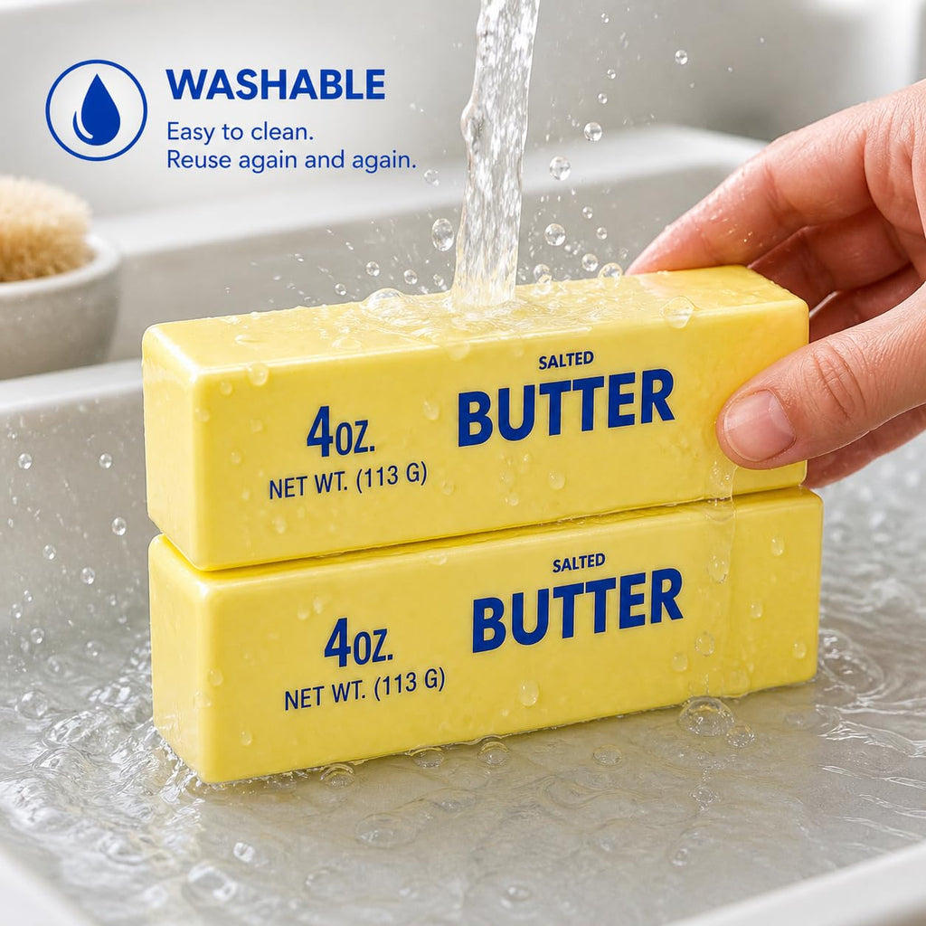 Butter Squishy,Squeeze Toys,2026 New Soft Novelty Toy,Realistic Butter Stick Fidget, Slow Rising Soft Stress Toy for Adults Stress Relief & Anxiety Relief (Butter-1PCS)