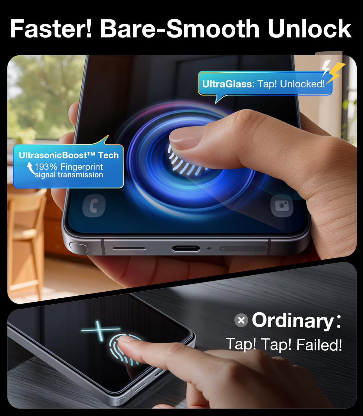 UltraGlass TOP 9H+ Armor for iPhone 14 Pro Max Privacy Screen Protector