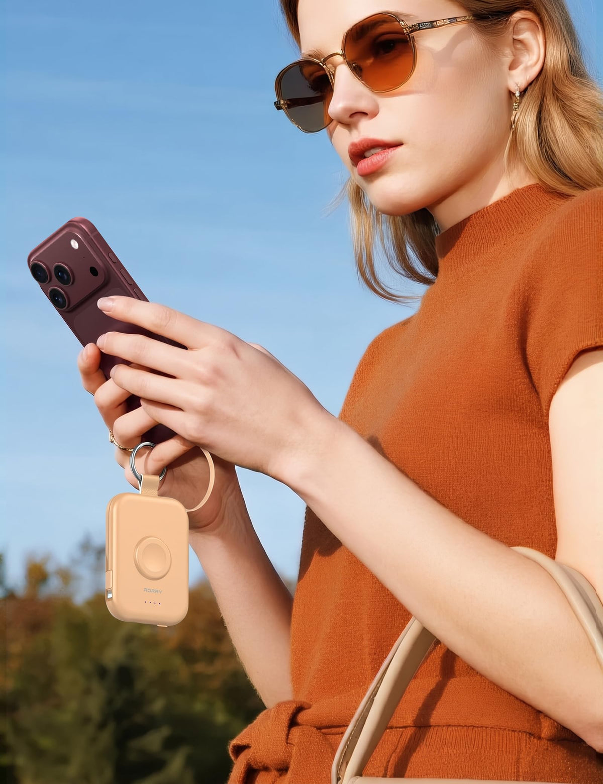 RORRY CharmGo Portable Charger, 5000mAh Portable Charger Power Bank