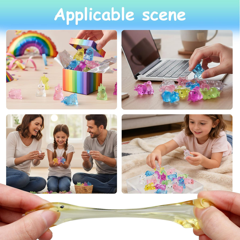 Stress Relief Toy Taba Cat Paw Toys, 24Packs Mini Squeeze Toy Paw, Handmade Soft Cute Sensory Toys, Bouncy Stretchable Springy Relaxation Toys for Children Gifts