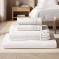 Mellanni Iconic 4-Piece Bed Sheet Set, 16" Deep Pocket (Queen, White)