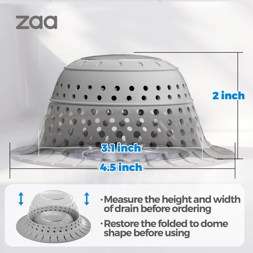zaa Shower Drain Hair Catcher Bathtub Drain Strainer Sink Drain Protector