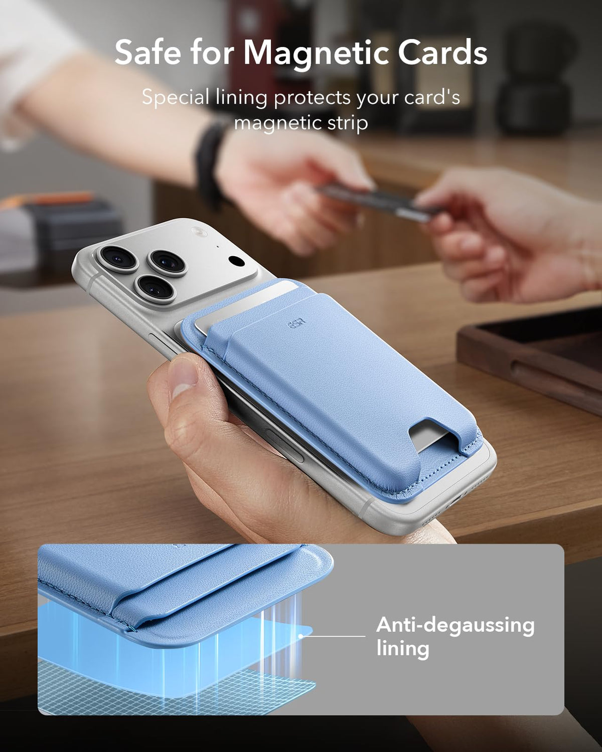 ESR for MagSafe Wallet, 5 Card Holder for Phone Case, RFID Blocking