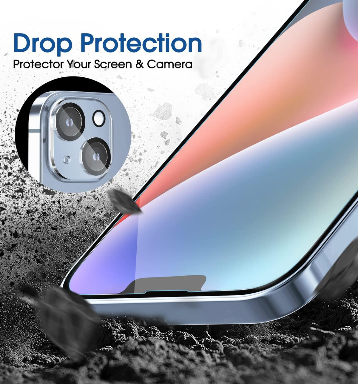 amFilm OneTouch for iPhone 17e / iPhone 16e Screen Protector Tempered Glass
